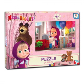 Mabbels Puzzle Maşa ve Koca Ayı 70 Parça