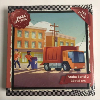 Lilart Puzzle 154 Parça Araba Serisi 2