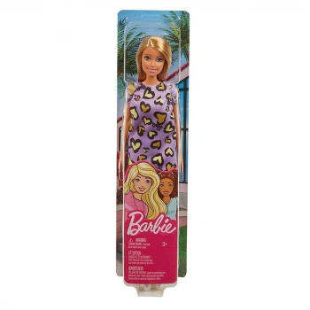 Barbie Şık Barbie Bebekler Mor Elbiseli T7439-GHW49