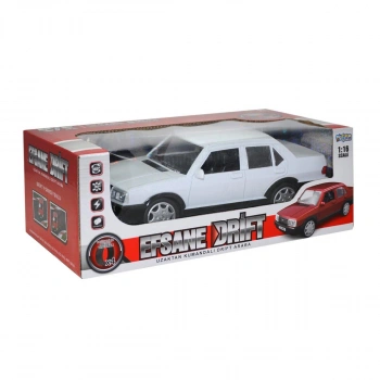 1:16 Efsane Drift Uzaktan Kumandalı Şarjlı Tofaş Araba - Beyaz