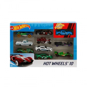 Hot Wheels 10lu Araba - Karışık