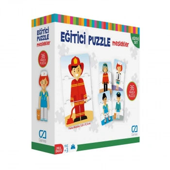 Eğitici Puzzle Meslekler 36 Parça