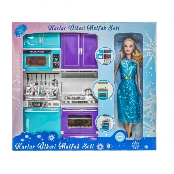 Karlar Ülkesi 2Lİ Fırın Bulaşık Makinası Bebekli