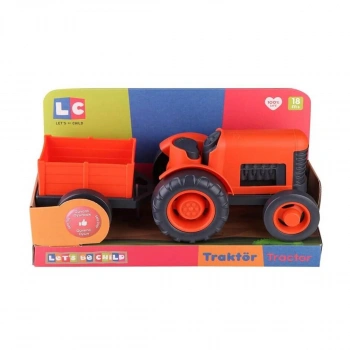 Lets Be Child Römorklu Traktör - Turuncu