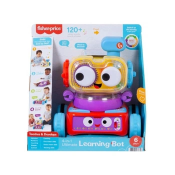 Fisher Price 4ü 1 Arada Eğlenceli Robot (Türkçe-İngilizce) HCK43