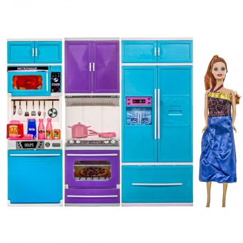 Karlar Ülkesi  3LÜ Dolap - Bebekli