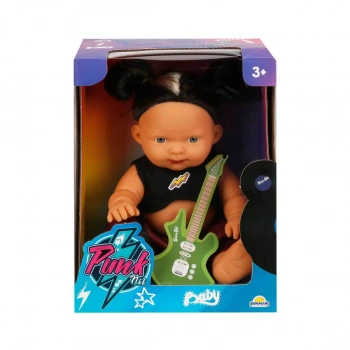 Punk Nil Bebek 23 cm. 20050 - Siyah 2 Topuz