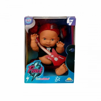 Punk Nil Bebek 23 cm. 20050 - Kızıl 2 Topuz