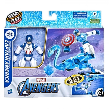Avengers Bend & Flex Missions Captain America Buz Görevi-F5868