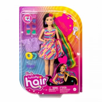 Barbie Upuzun Muhteşem Saçlı Bebekler HCM87 - Kumral-Kalp