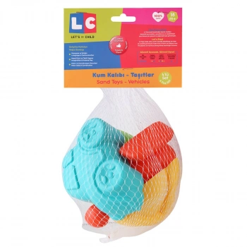 LC Oyuncak Taşıtlar Kum Kalıbı - 4lü