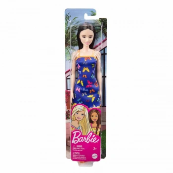 Şık Barbie - Mavi Kelebekli Elbiseli