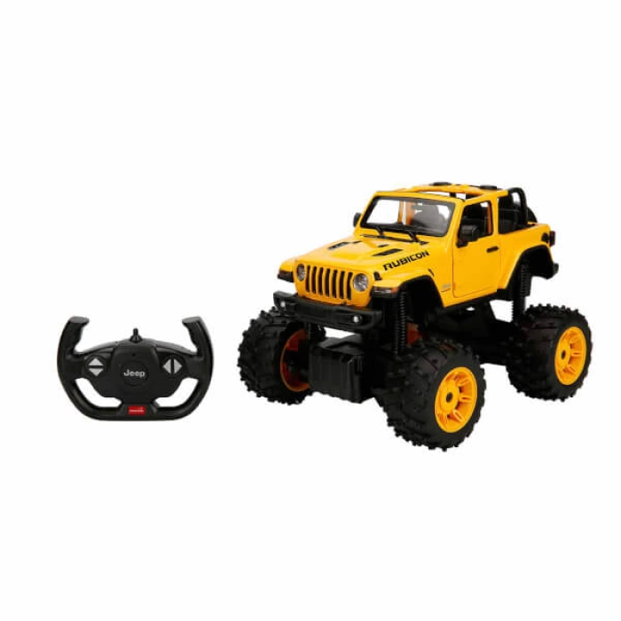 1:14 Jeep Wrangler Rubicon Uzaktan Kumandalı Araba 28 cm. - Sarı