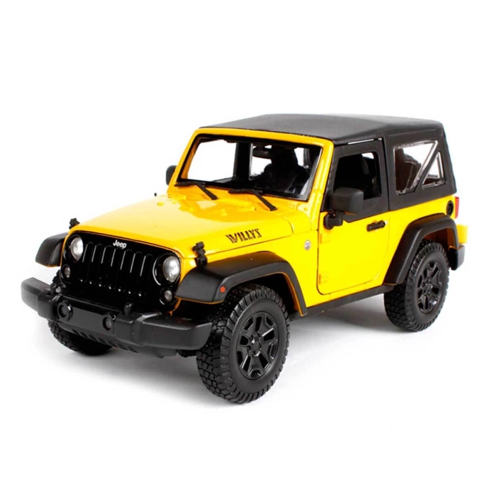 1:18 Maisto Jeep Wrangler 2014 Model Araba - Sarı