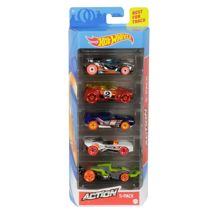 Hot Wheels 5 li Araba Seti-01806