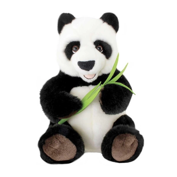 Bambulu Oturan Panda Peluş 30 cm.