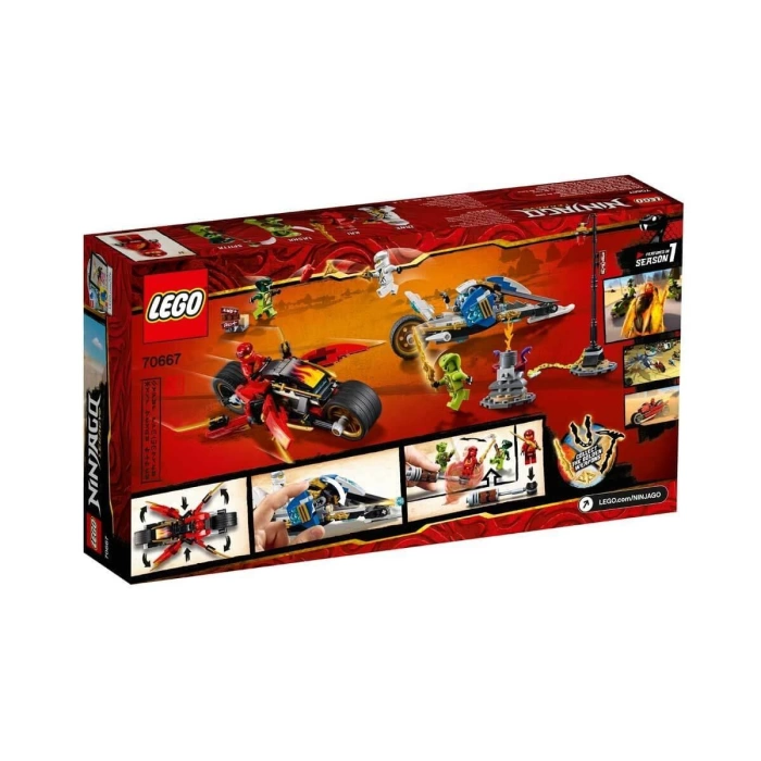 LEGO Ninjago Kainin Kılıç Motosikleti ve Zanein Kar Motosikleti 376 parça