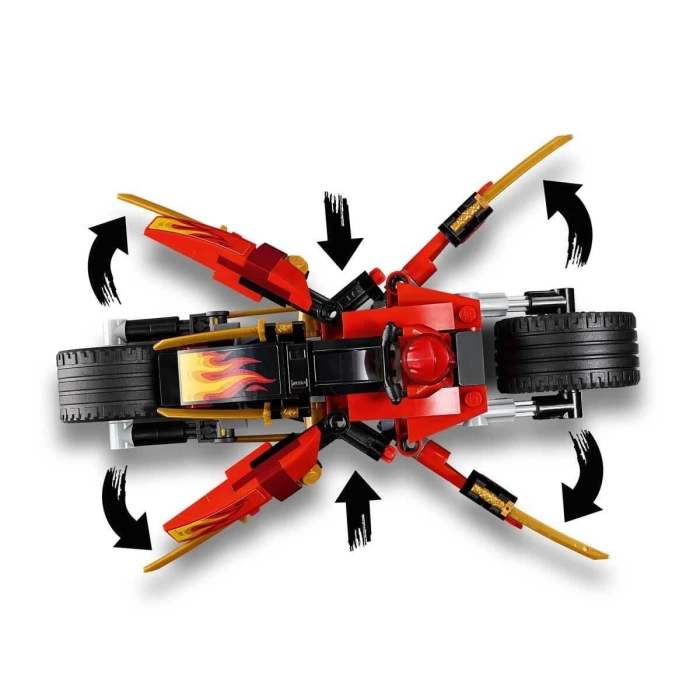 LEGO Ninjago Kainin Kılıç Motosikleti ve Zanein Kar Motosikleti 376 parça