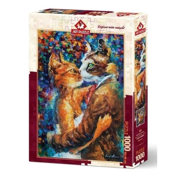 Aşık Kedilerin Dansı 1000 Parça Puzzle