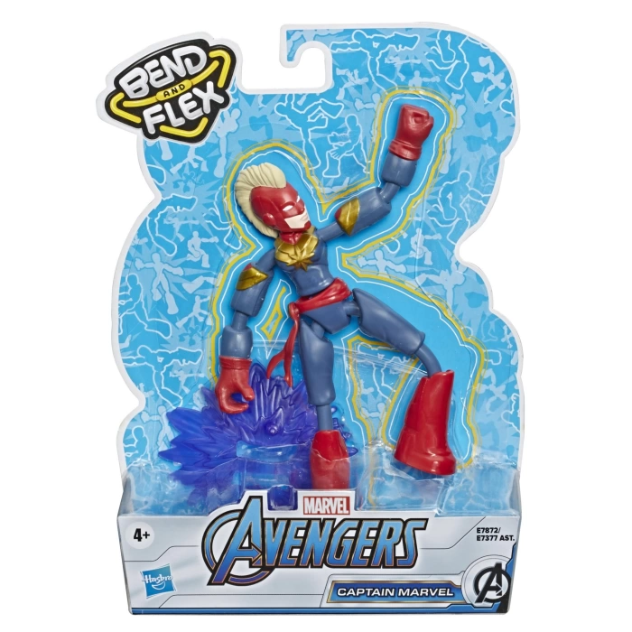 Avengers Bend&Flex Captain Marvel Figür E7377-E7872