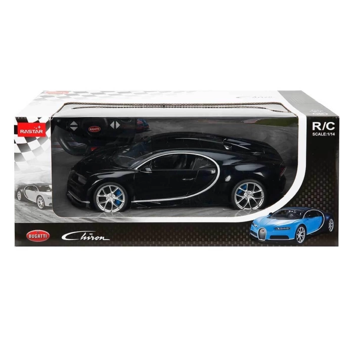 1:14 Bugatti Chiron Uzaktan Kumandalı Işıklı Araba - Siyah