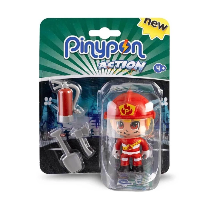 Pinypon Action Tekli Figür​​​​​​​ - İtfaiye