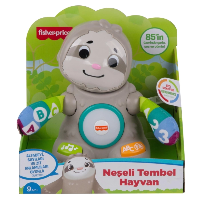 Fisher Price Linkimals Neşeli Tembel Hayvan Türkçe GHY93