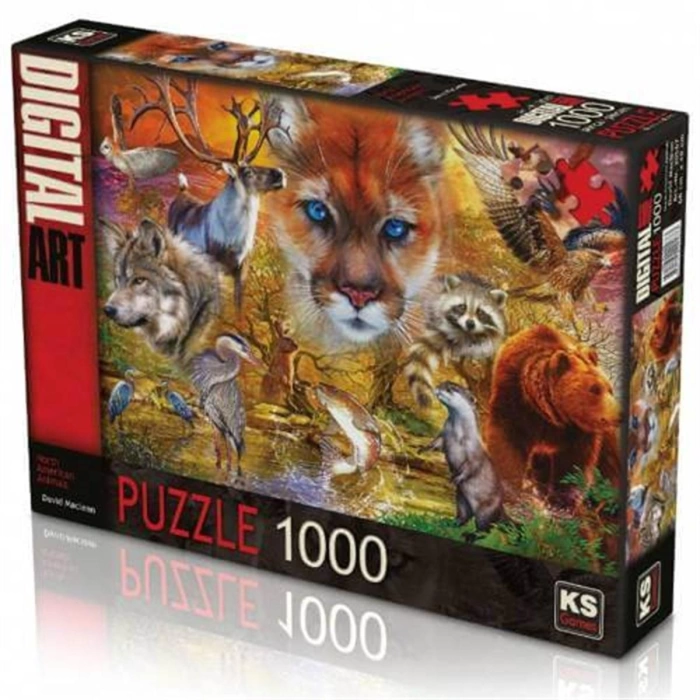 Ks Puzzle North American Animals -  1000 Parça