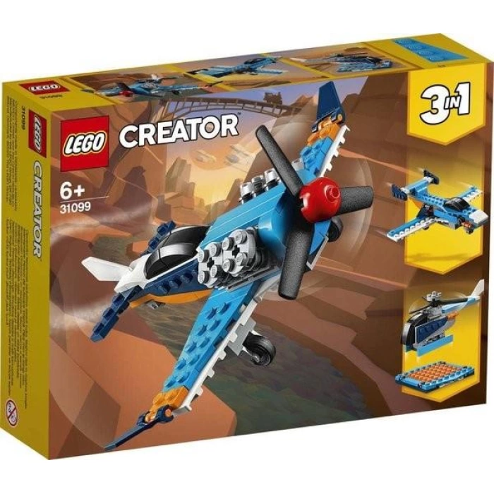 Lego Creator 3ü 1 Arada Pervaneli Uçak - 31099