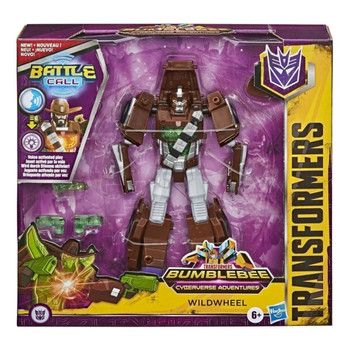 Transformers Bumblebee Cyberverse Maceraları Battle Call Wildwheel Figür - E8374