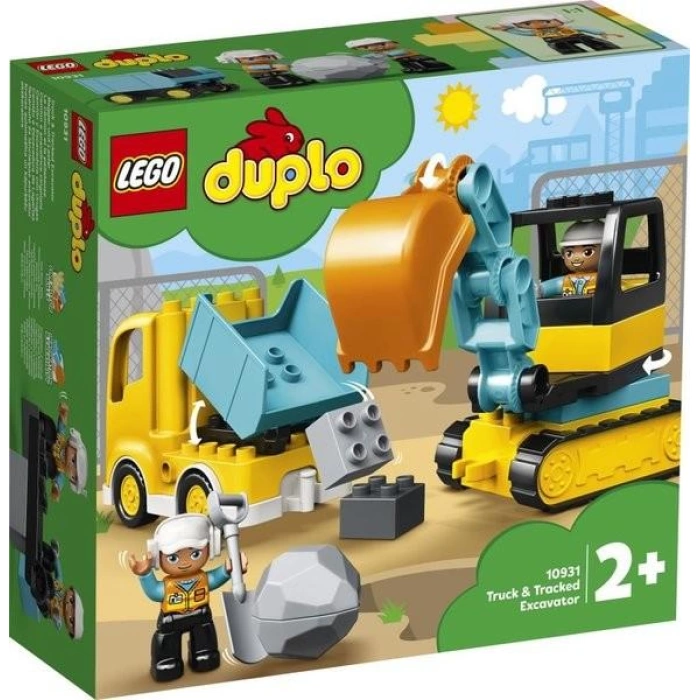 Lego Duplo Kamyon ve Paletli Kazıcı-10931