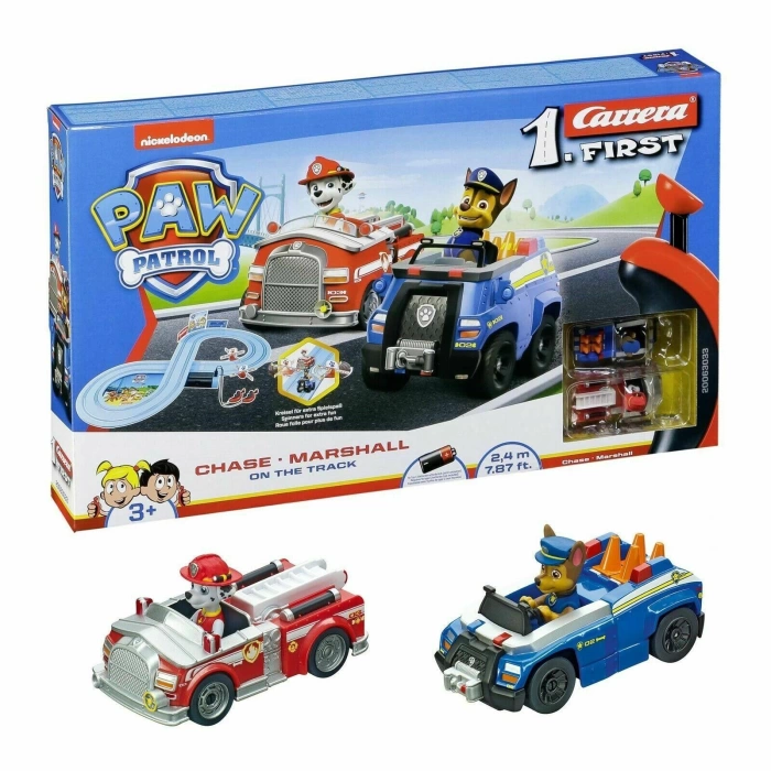 Nickelodeon Carrera First Paw Patrol Chase ve Marshall Yarış Pisti