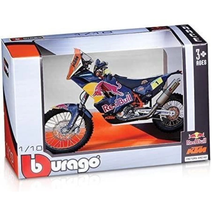 1:18 Red Bull KTM 450 Motosiklet - Ktm 450 Rally (Dakar Rally)