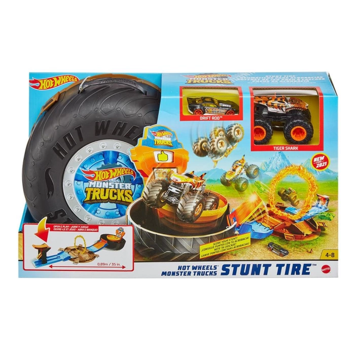 Monster Trucks Akrobasi Tekerleği Oyun Seti GVK48