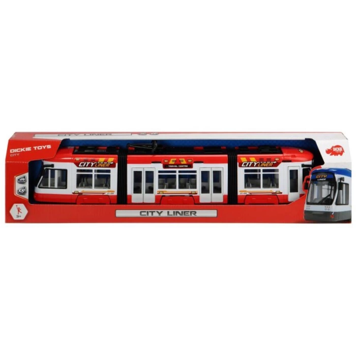 Dickie Toys City Liner Red Tramvay 46 cm.