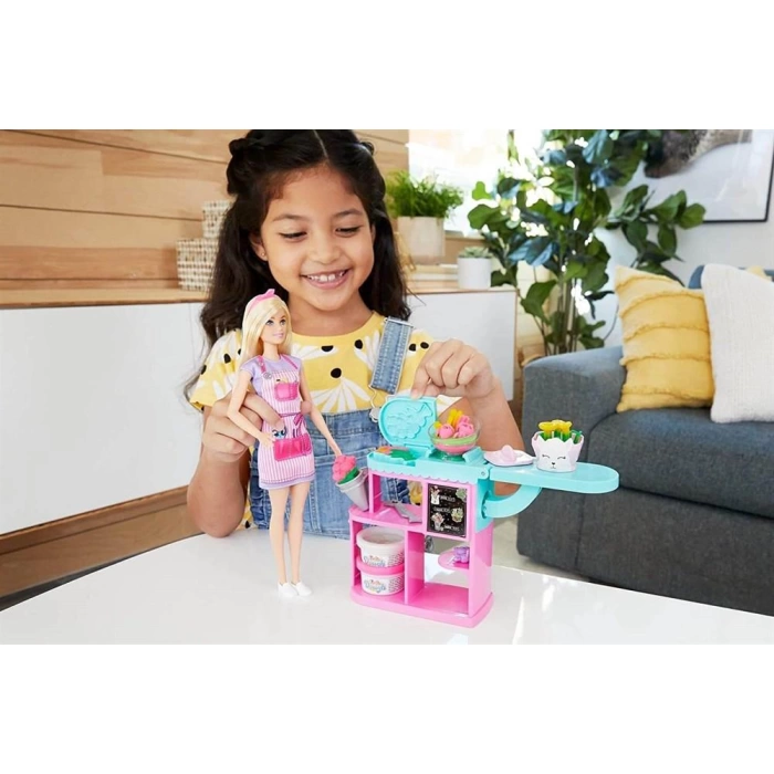 Barbie Çiçekçi Bebek Oyun Seti GTN58