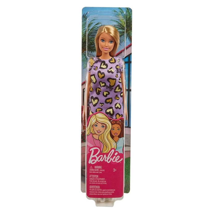 Barbie Şık Barbie Bebekler Mor Elbiseli T7439-GHW49