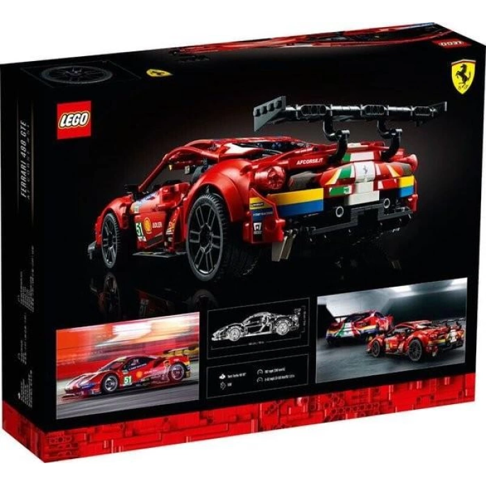 LEGO Technic Ferrari 488 GTE AF Corse 51 - 42125