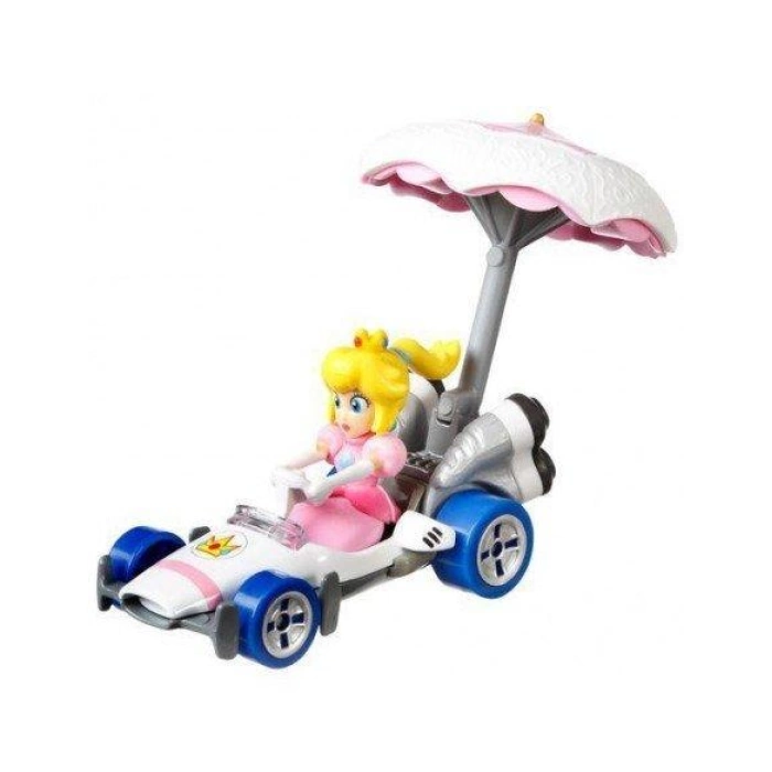 Hot Wheels Mario Kart Planörlü Araçlar GVD30 - Princess Peach