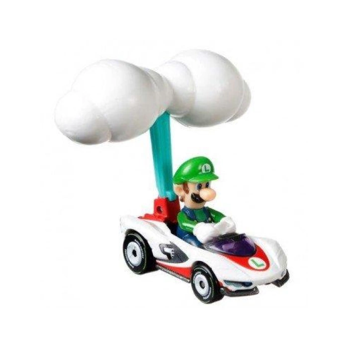 Hot Wheels Mario Kart Planörlü Araçlar GVD30 - Luigi