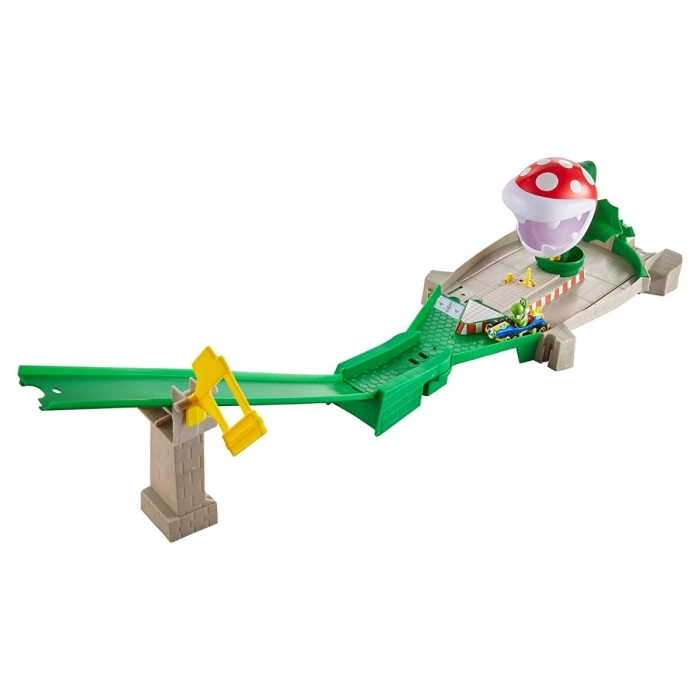 Hot Wheels Mario Kart Çılgın Yaratıklar Oyun Seti GCP26 - Piranha Plant Slide