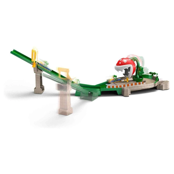 Hot Wheels Mario Kart Çılgın Yaratıklar Oyun Seti GCP26 - Piranha Plant Slide