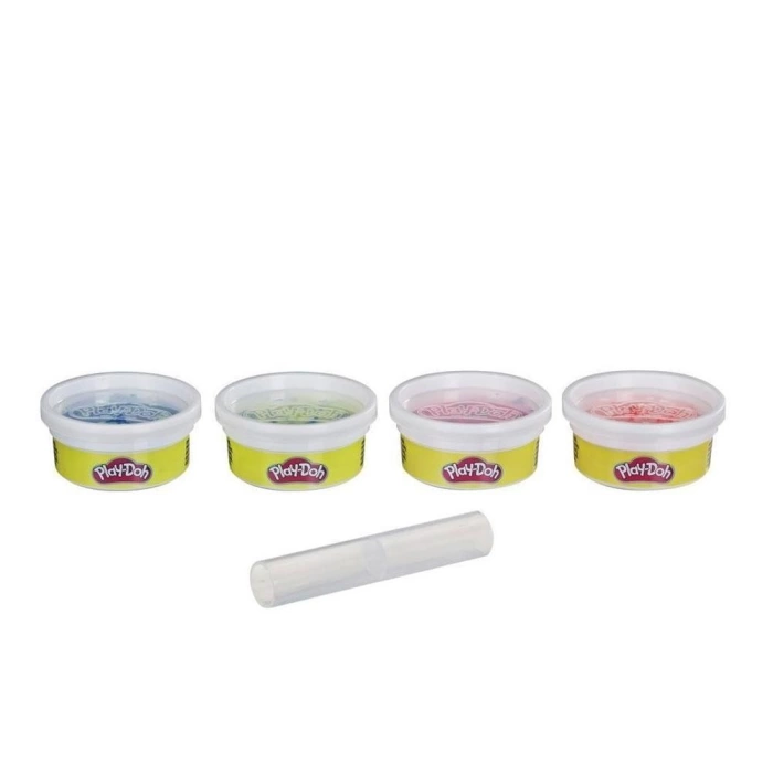 Play Doh Renkli Seri Çekim 4lü Paket - E6966 / E8060