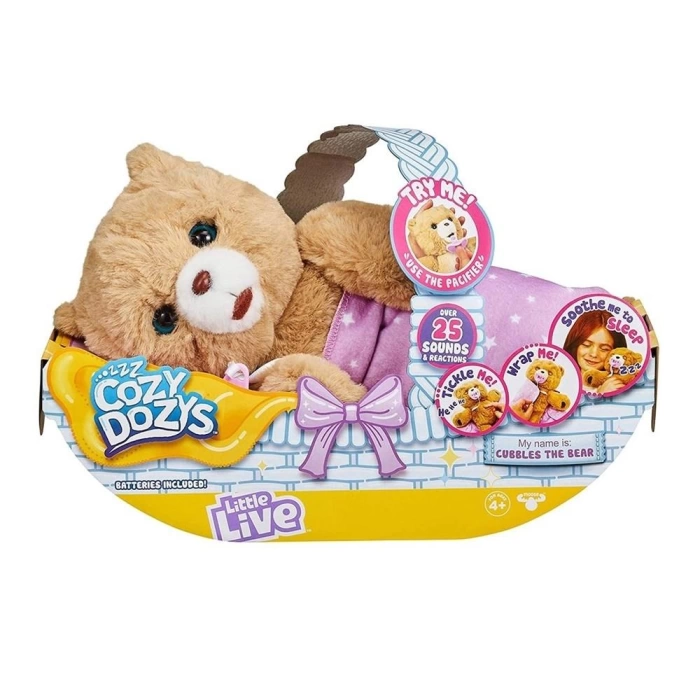 Little Live Pets Snuggles Brown Bear-LPN03000