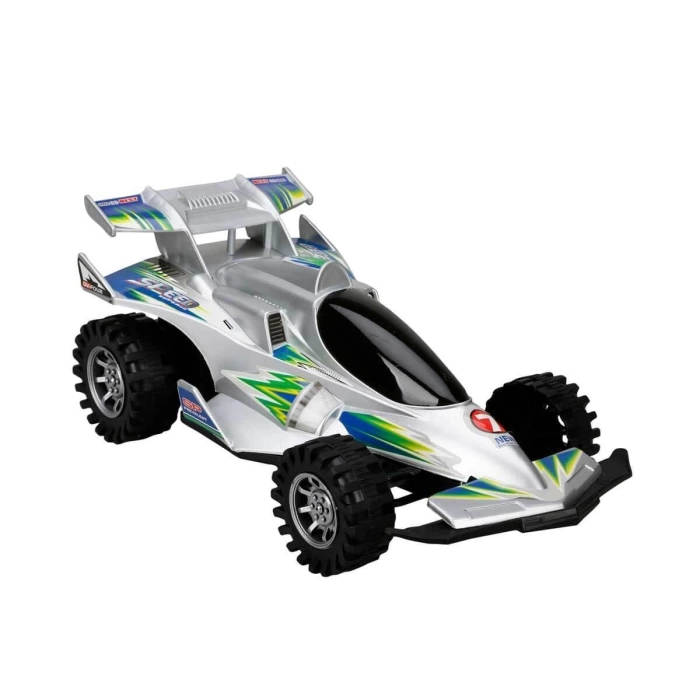 Sunman Sesli ve Işıklı 3D Buggy Sürtmeli Araba - Gri