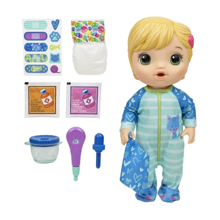 Baby Alive Bebeğim Hasta Oldu Sarışın - E6937