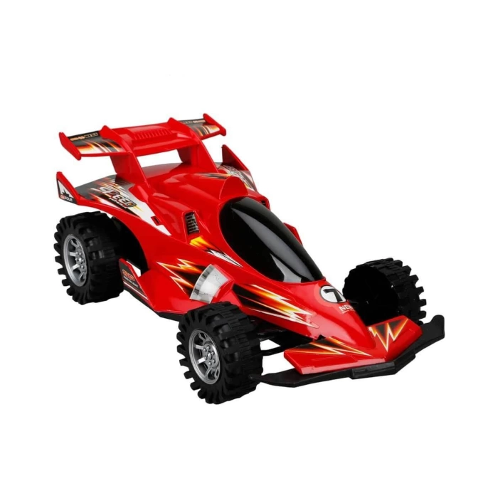 Sesli ve Işıklı 3D Buggy Sürtmeli Araba - Kırmızı