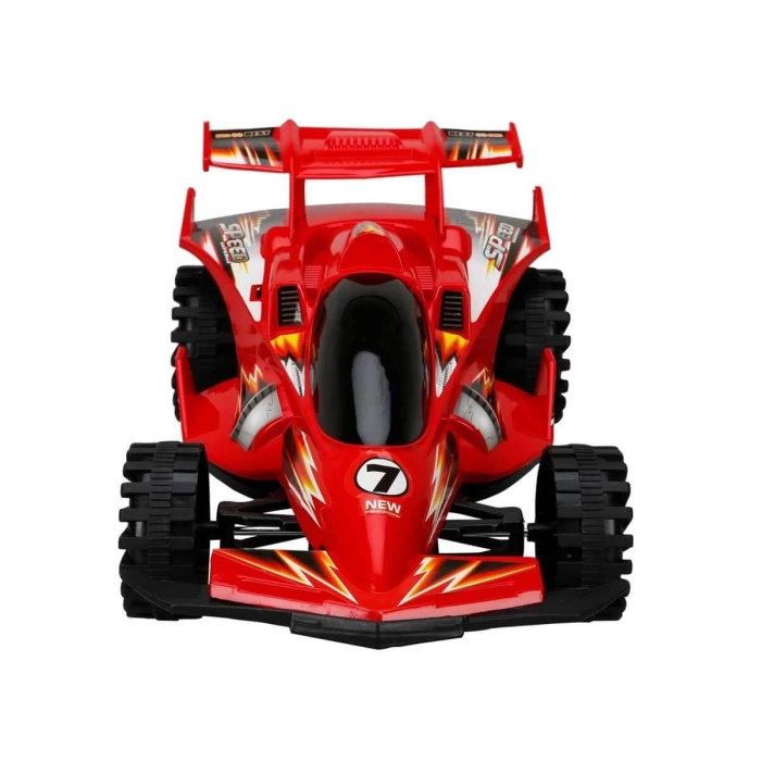 Sesli ve Işıklı 3D Buggy Sürtmeli Araba - Kırmızı