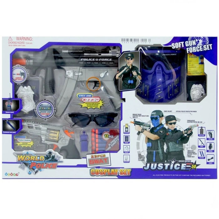 Power Gun Full Polis Silah Seti