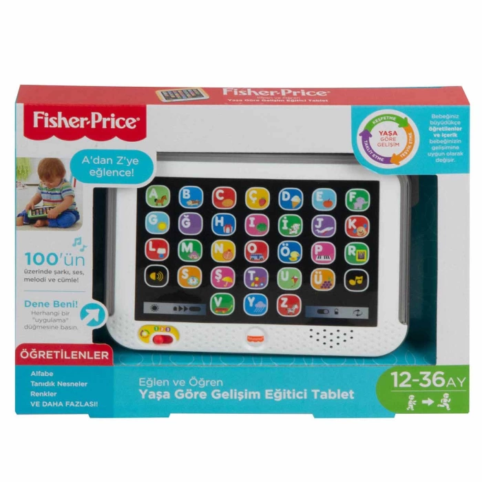 Fisher Price Eğlen & Öğren™ Yaşa Göre Gelişim Eğitici Tablet (Türkçe) CLK64